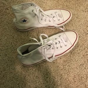 High Top Converse (White)